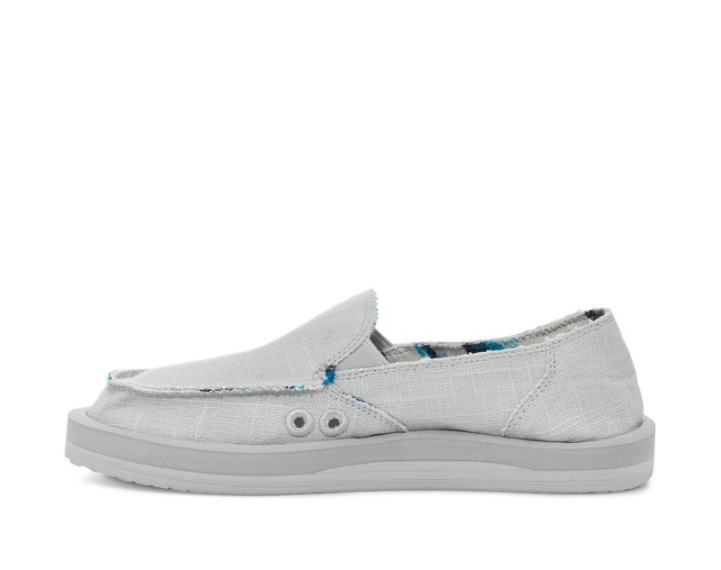 Sanuk Donna St Hemp Women's Shoes Grey | Canada 162UZG